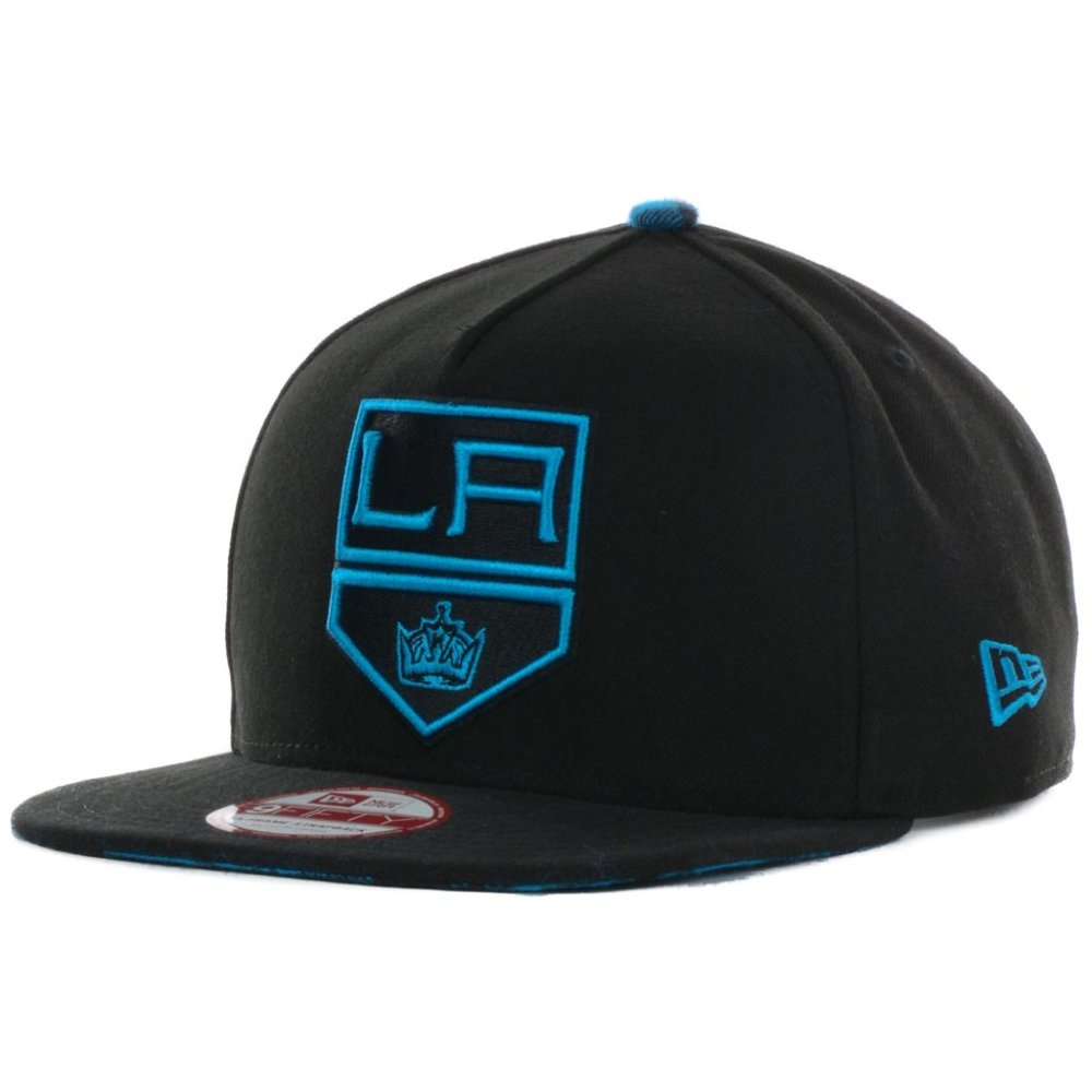 Los Angeles LA Kings Plaid Under Strapback Hat NEW